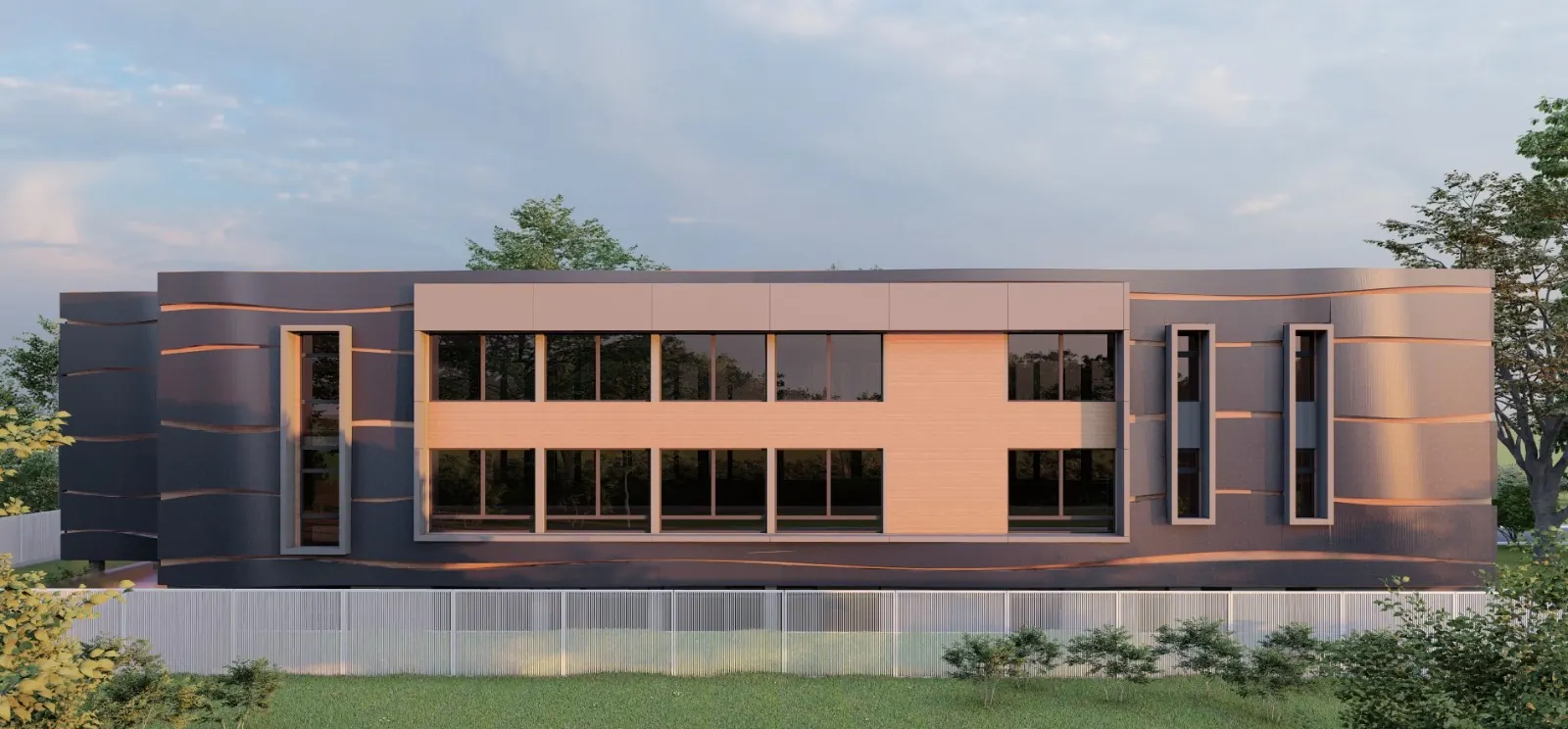 Clădire de învățământ liceal cu 8 săli de clasă